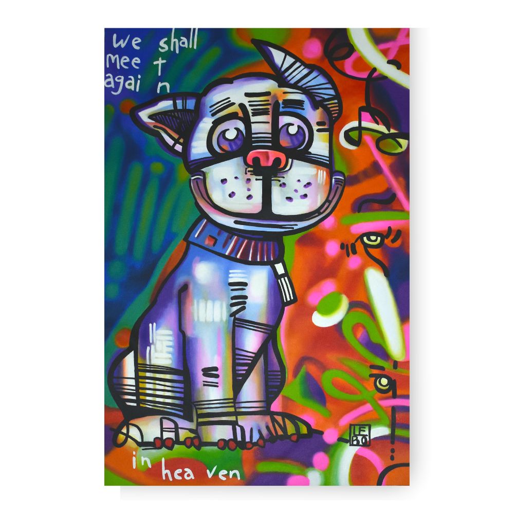 We Shall Meet Again In Heaven - LEBO Steel Mineral Print